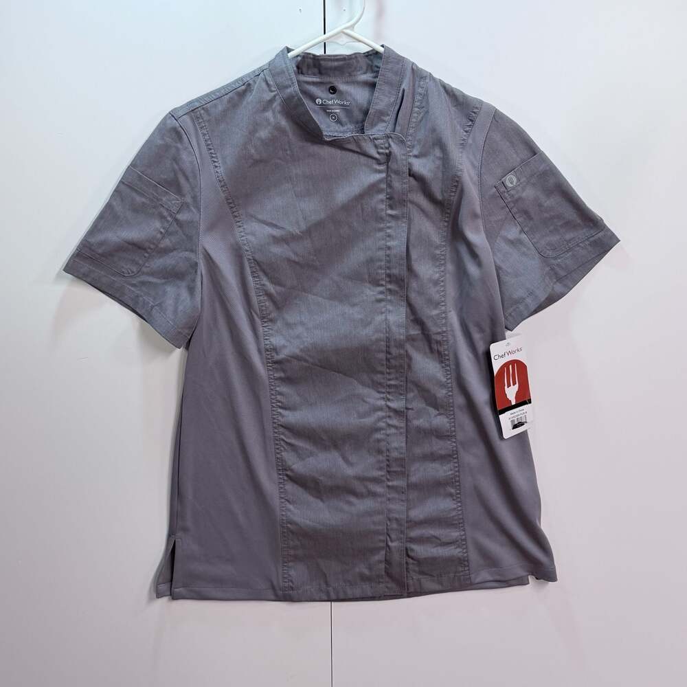Chef Works Women's Springfield Chef Coat in Gray, Size M